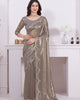 Sand Beautiful Premium Metallic Organza Stone Work Saree