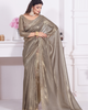 Sand Stunning Premium Metallic Organza Stone Work Saree