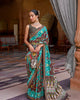 Brown Pure Silk Designer Patola Printed Traditional Saree