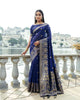 Navy Blue Premium Soft Silk Zari Weaving Saree